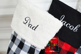 Buffalo Plaid Stockings