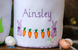 Easter Bunting Carrot Basket