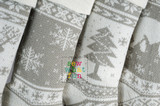 Cream/Linen Knit Stockings