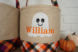 Burlap Trick or Treat Bag