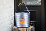 Checkered Trick or Treat Bag