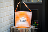 Checkered Trick or Treat Bag