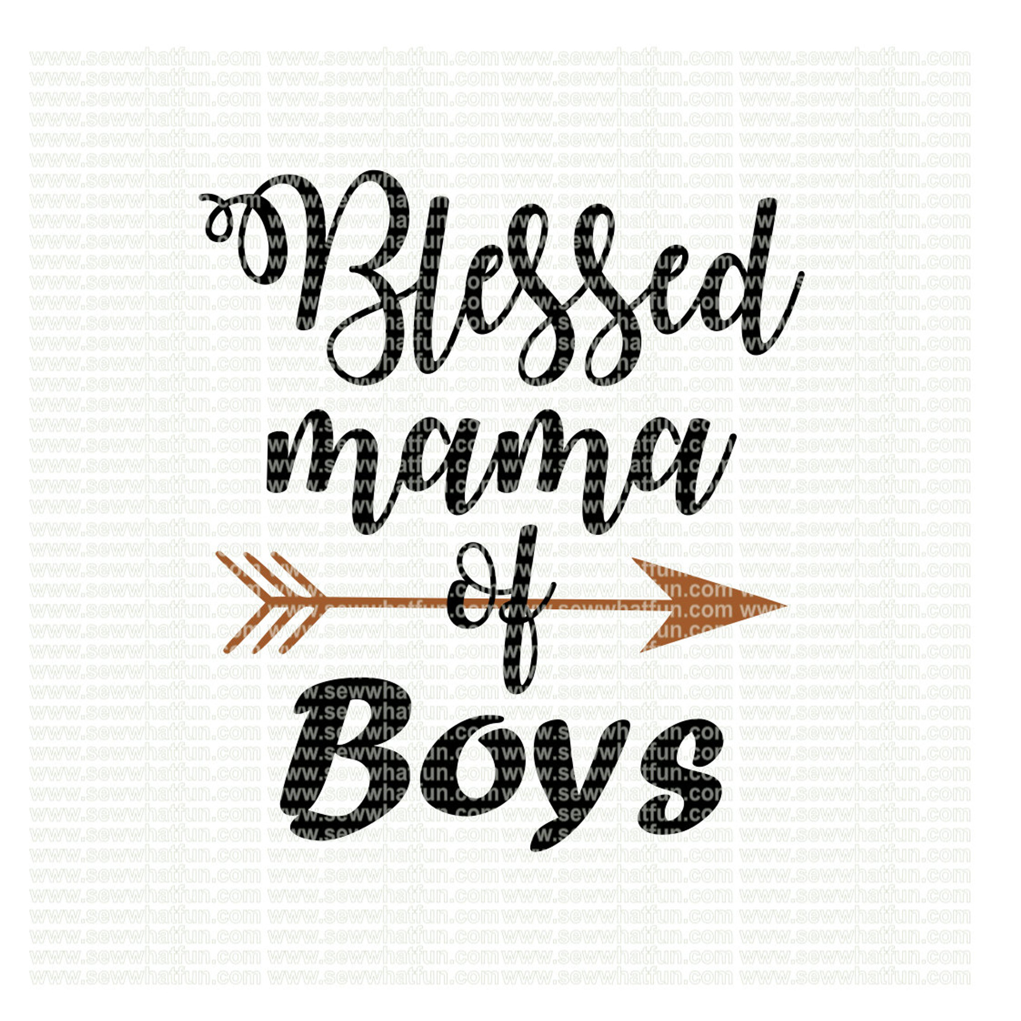 Download Blessed Mama of boys SVG