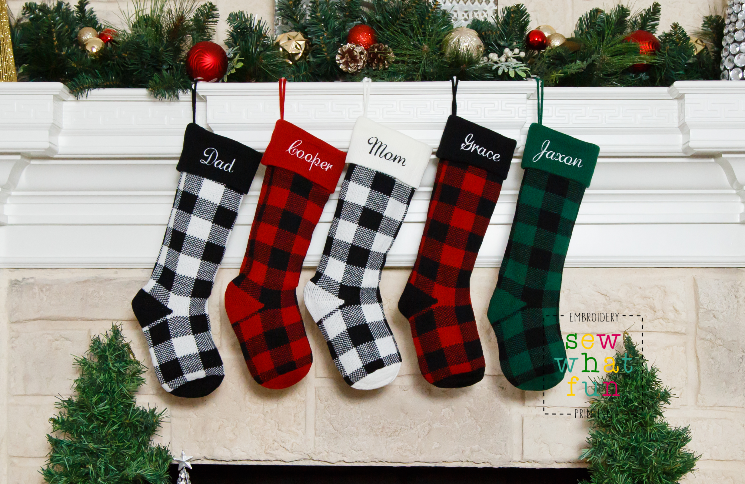 Buffalo Knit Stocking