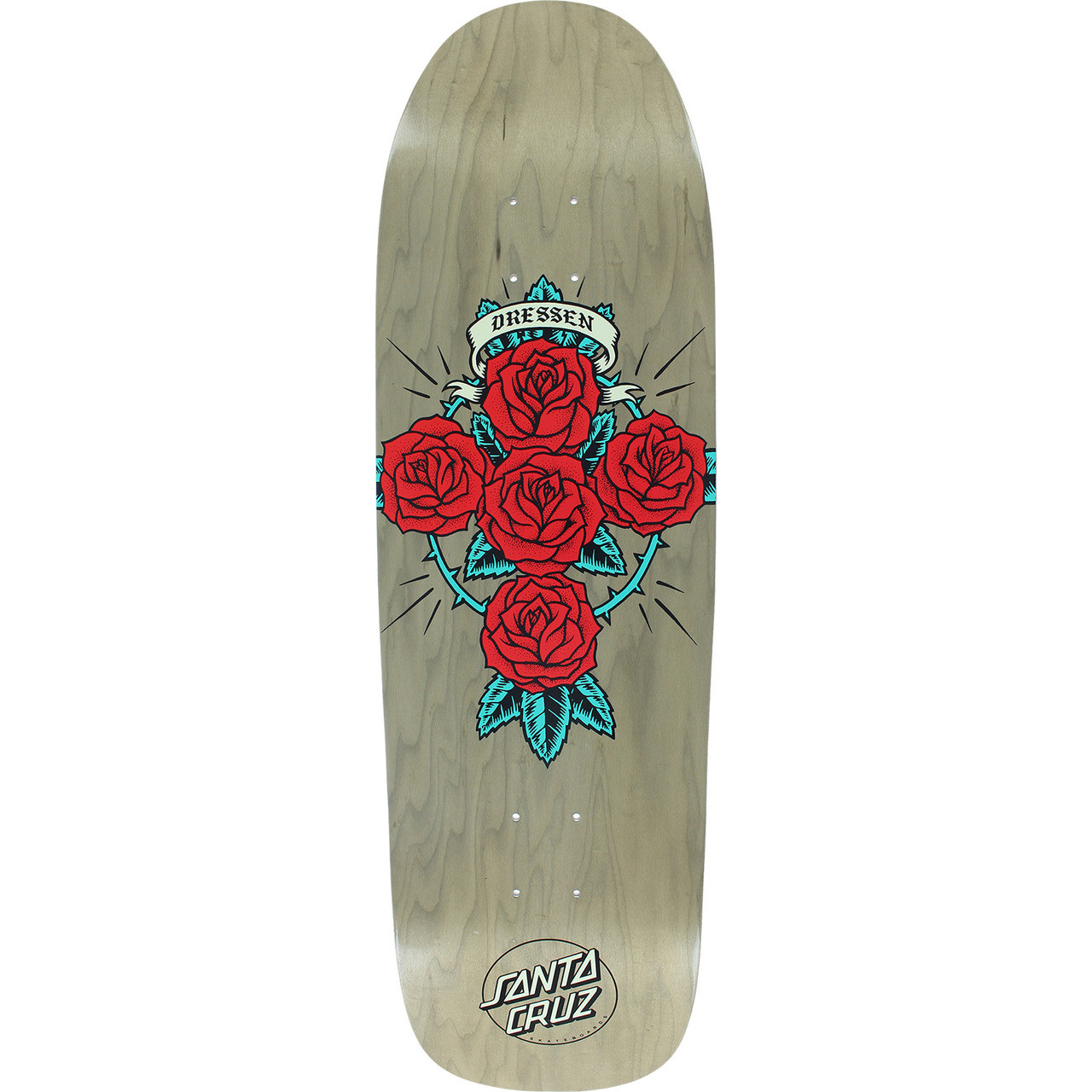 Santa Cruz Dressen Rose Cross Deck-9.31X31.94