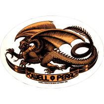 Pwl/P Oval Dragon Decal Single