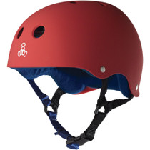 T8 Helmet Red Rubber/Blue Xl