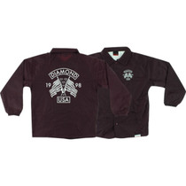 Diamond Usa Coaches Jacket L-Burgundy