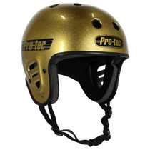 Protec Fullcut Gold Flake-Xs Helmet