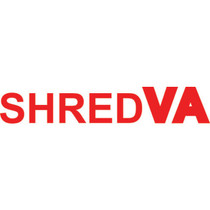 Shred Stickers - Shred Va Straight Red 8"X1.5" 1Pc