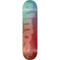 Alm Side Pipe Blurry Deck-8.25 Teal/Cardinal Ppp