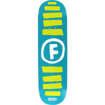 Found Doodle Stripe Deck-8.25 Blue/Lime/Wht Ppp