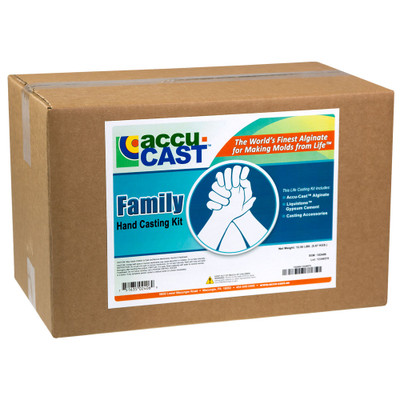 Family Fun with the Family Hand Casting Kit. Used by thousands of happy families. The pose you choose is up to your imagination. A real keepsake