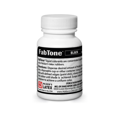 2 ounce bottle of Fabtone Latex Color