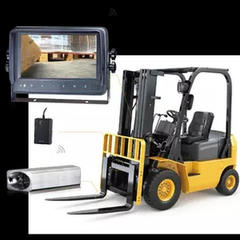 Forklift Tyne Front Camera System (pallet rack blind spot)