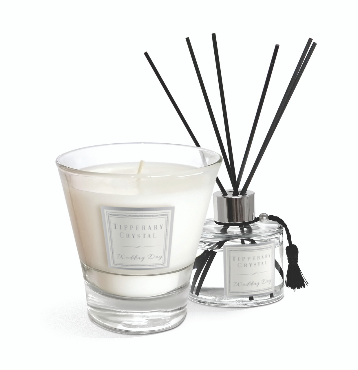 Wedding Candle Diffuser Gift Set White Amber