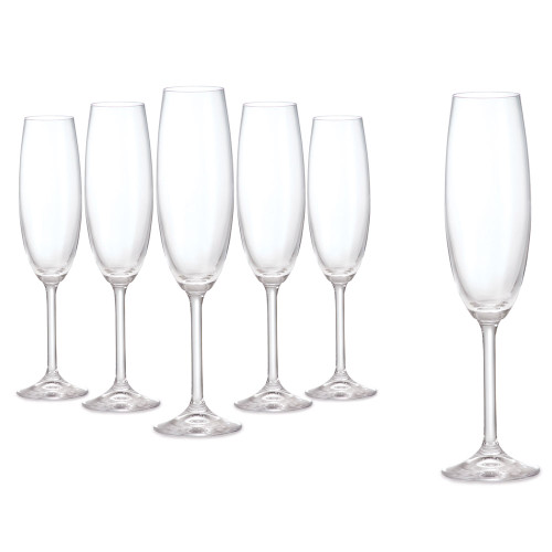 Connoisseur Set of 6 Champagne Flute 220ml Connoisseur Set of 6 Champagne Flute 220ml