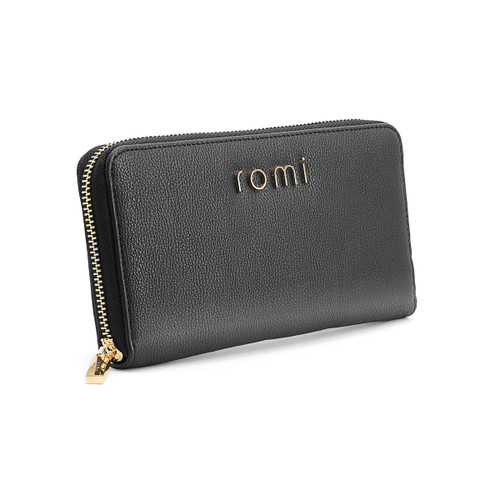 Romi - Lauren Wallet Black Angle Romi - Lauren Wallet Black Angle