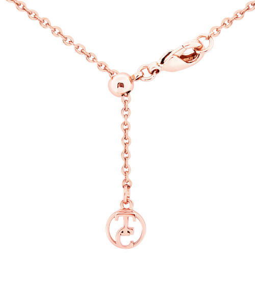 HALF MOON SAPPHIRE PENDANT - ROSE GOLD HALF MOON SAPPHIRE PENDANT - ROSE GOLD
