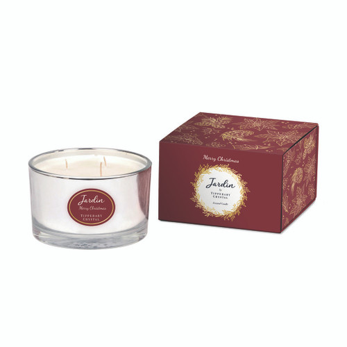 Jardin Collection 3 Wick Candle - Merry Christmas