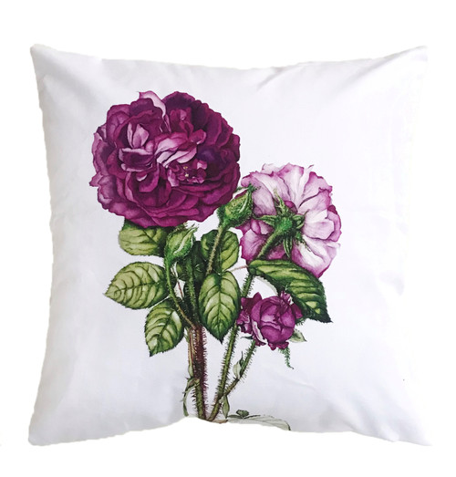 AS22  BOTANICAL STUDIO CUSHION - MOSS ROSE (TH2021-063)