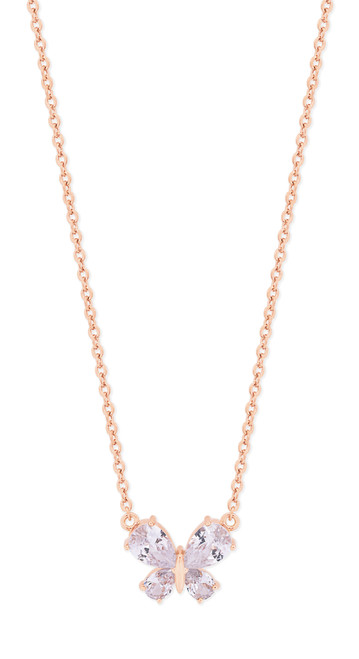 TC BUTTERFLY - ROSE GOLD PENDANT CLEAR CZ TC BUTTERFLY - ROSE GOLD PENDANT CLEAR CZ