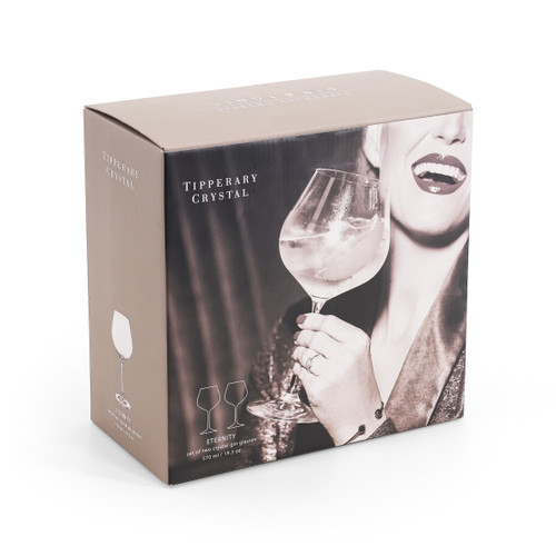 Eternity S/2 Crystal Gin Glasses Eternity S/2 Crystal Gin Glasses