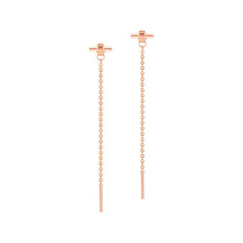 Ball Chain Earrings Rose Gold - New 2022 Ball Chain Earrings Rose Gold - New 2022