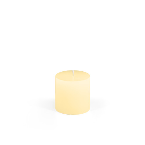 IVORY PILLAR CANDLE - 7.5CM