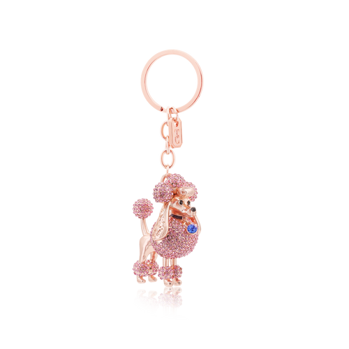 Pink Poodle Keyring Pink Poodle Keyring