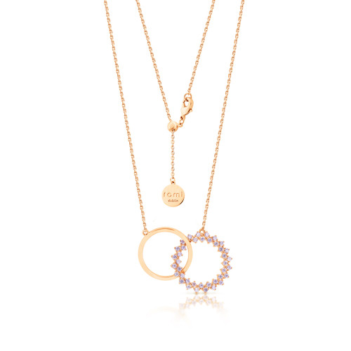 ROMI GOLD INTERLOCKING PENDANT ROMI GOLD INTERLOCKING PENDANT