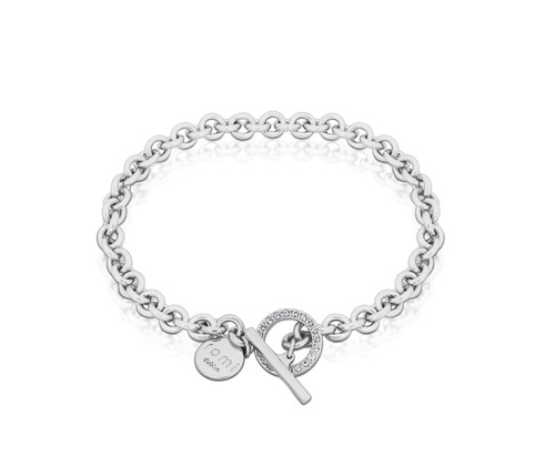ROMI SILVER CIRCLE CHAIN BRACELET ROMI SILVER CIRCLE CHAIN BRACELET