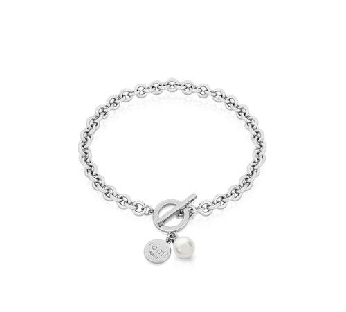 ROMI SILVER PEARL BRACELET ROMI SILVER PEARL BRACELET