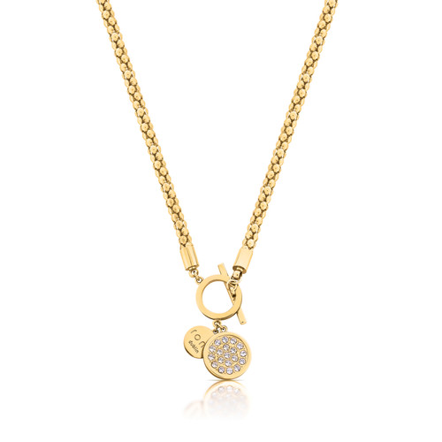 ROMI GOLD POPCORN CHAIN NECKLACE ROMI GOLD POPCORN CHAIN NECKLACE