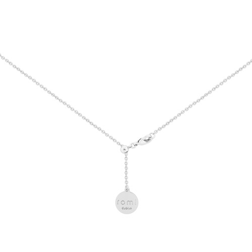 ROMI MINI DISC CHAIN NECKLACE SILVER ROMI MINI DISC CHAIN NECKLACE SILVER