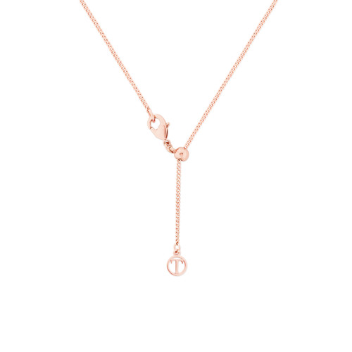 FEATHER PENDANT RG INSET WITH CLEAR CZ FEATHER PENDANT RG INSET WITH CLEAR CZ