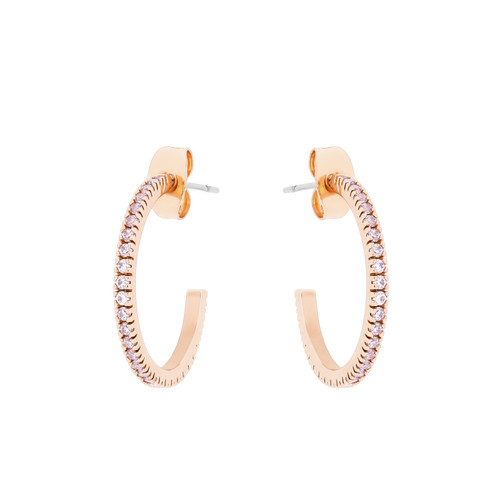 TC C EARRINGS PAVE SET GOLD TC C EARRINGS PAVE SET GOLD