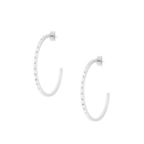 TC HORSESHOE HOOP EARRING SILVER TC HORSESHOE HOOP EARRING SILVER