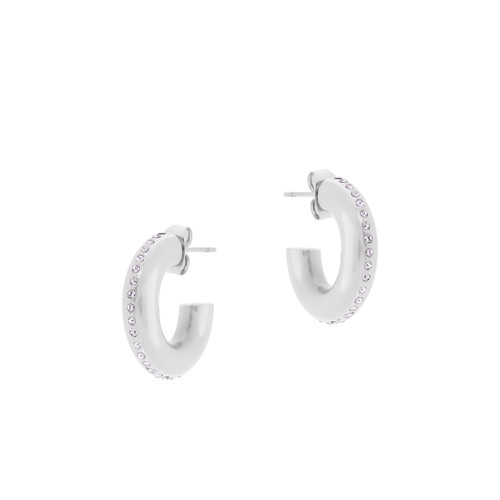 TC LETTER C EARRING SILVER TC LETTER C EARRING SILVER