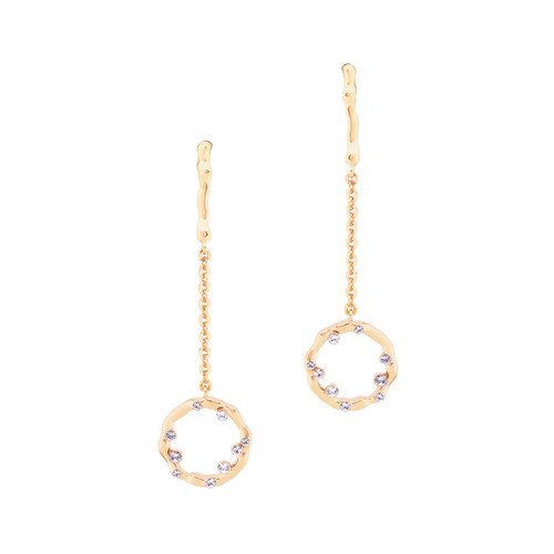 TC O CHAIN EARRING GOLD TC O CHAIN EARRING GOLD