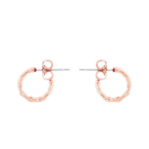 TC MINI HOOP EARRING ROSE GOLD TC MINI HOOP EARRING ROSE GOLD