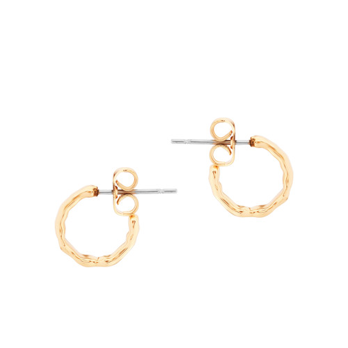 TC MINI HOOP EARRING GOLD TC MINI HOOP EARRING GOLD