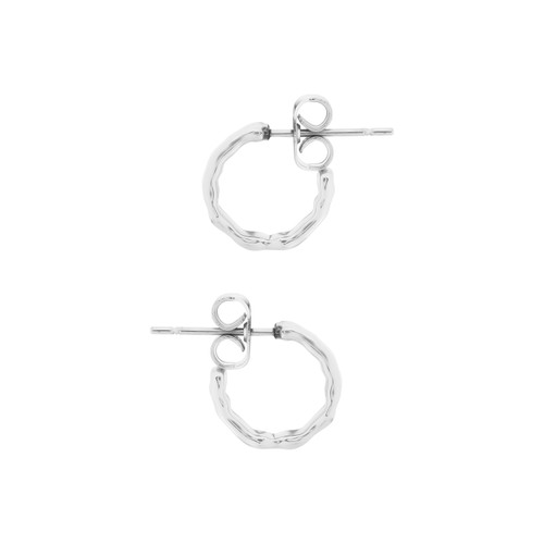 TC MINI HOOP EARRING SILVER TC MINI HOOP EARRING SILVER