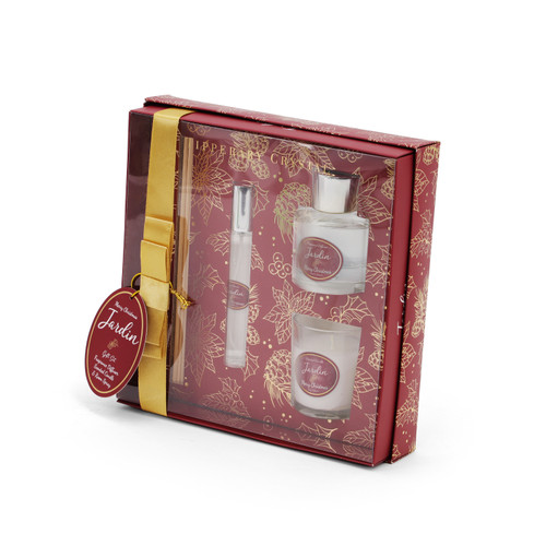 Jardin Collection Merry Christmas Mini Candle, Diffuser & Room Spray Set Jardin Collection Merry Christmas Mini Candle, Diffuser & Room Spray Set