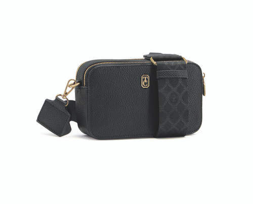 Miami Mini Cross Body with Shoulder Strap - Black Miami Mini Cross Body with Shoulder Strap - Black