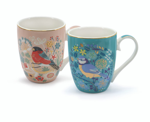 Birdy Set -  2 Large Mugs Birdy Set -  2 Large Mugs