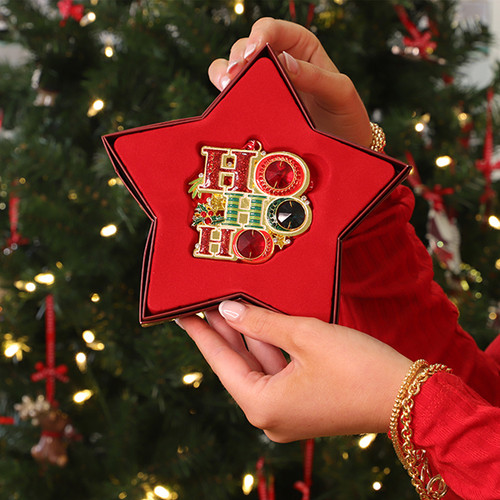 Gem Christmas Decoration - Ho Ho Ho Gem Christmas Decoration - Ho Ho Ho