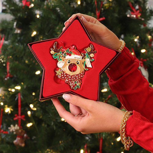 Gem Christmas Decoration - Reindeer Gem Christmas Decoration - Reindeer