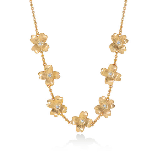 Le Fleur Collection Yellow Gold Necklace Le Fleur Collection Yellow Gold Necklace