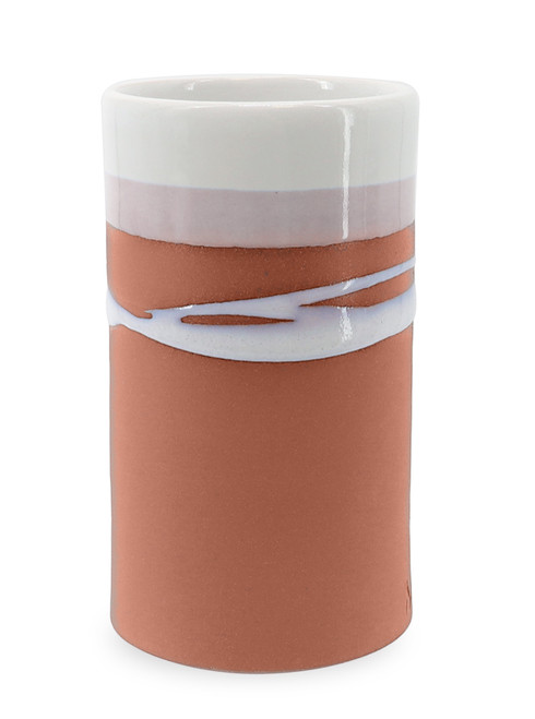 Paul Maloney Pottery Terracotta Stem Vase